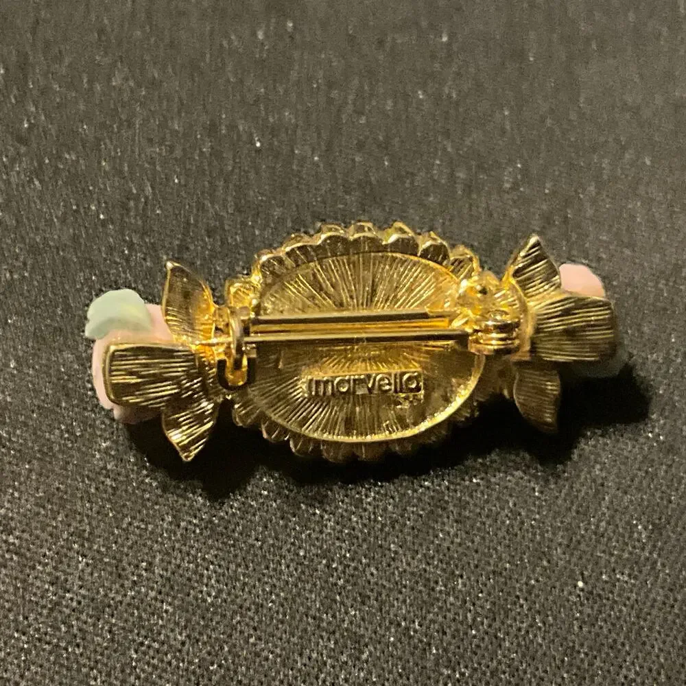 Vintage Marvella Faux Pearl Brooch